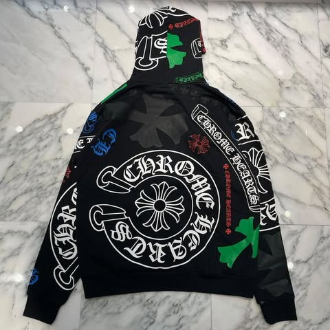 CHROME HEARTS Stencil Pullover Hoodie Size M クロムハーツ