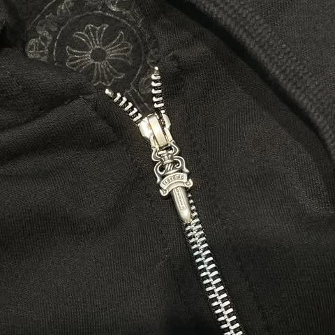 CHROME HEARTS Vertical Logo Zip Up Hoodie Size XXL クロムハーツ ヴァーティカルロゴ ジップアップフーディー サイズXXL