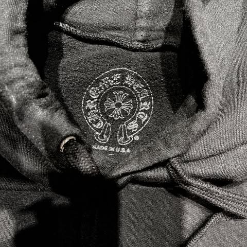 CHROME HEARTS Online Limited Horseshoe Side Logo Pullover Hoodie Size XXL クロムハーツ オンライン限定 ホースシューサイドロゴ プルオーバーフーディー サイズXXL