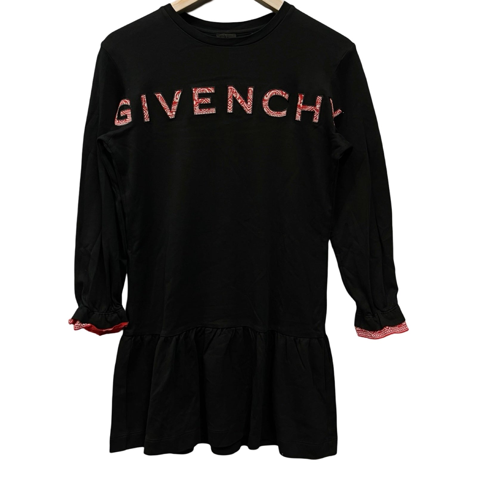 GIVENCHY Kids Logo-Print Smock Dress H1222009B Size 12（KIDS SIZE）