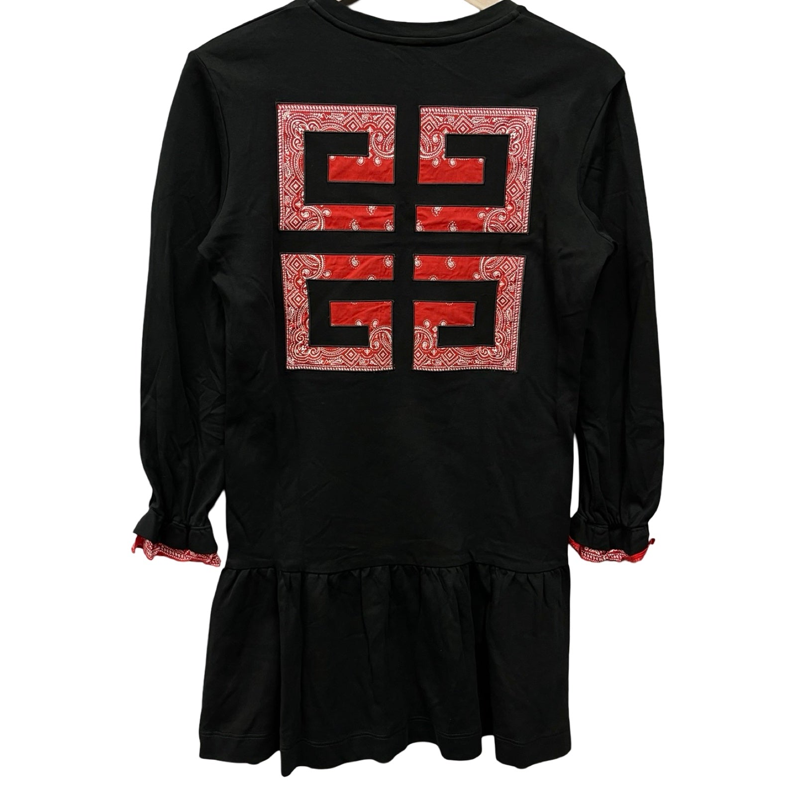 GIVENCHY Kids Logo-Print Smock Dress H1222009B Size 12（KIDS SIZE）