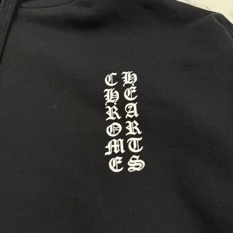 CHROME HEARTS 1988 Vertical Logo Pullover Hoodie Size XL クロムハーツ 1988 ヴァーティカルロゴ プルオーバーフーディー サイズXL