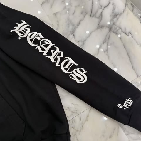 CHROME HEARTS 1988 Vertical Logo Pullover Hoodie Size XL クロムハーツ 1988 ヴァーティカルロゴ プルオーバーフーディー サイズXL