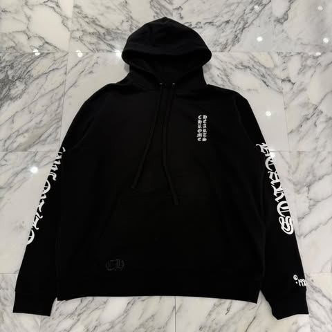 CHROME HEARTS 1988 Vertical Logo Pullover Hoodie Size XL クロムハーツ 1988 ヴァーティカルロゴ プルオーバーフーディー サイズXL