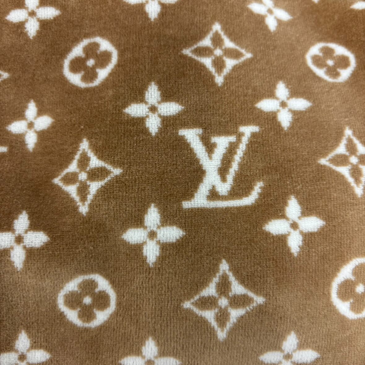 LOUIS VUITTON 2024SS Monogram Toweling Pullover Hoodie 1AC2HZ Size M ルイヴィトン モノグラム タウアリング プルオーバーフーディー サイズM