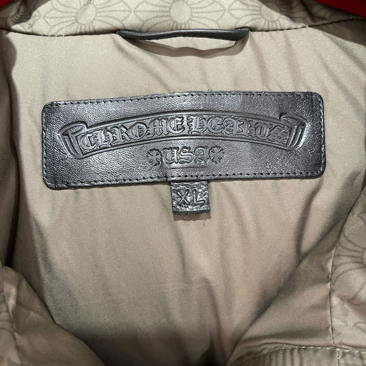 CHROME HEARTS CH Plus Stiff Down Jacket Size XL クロムハーツ CHプラス スティッフ ダウンジャケット サイズXL