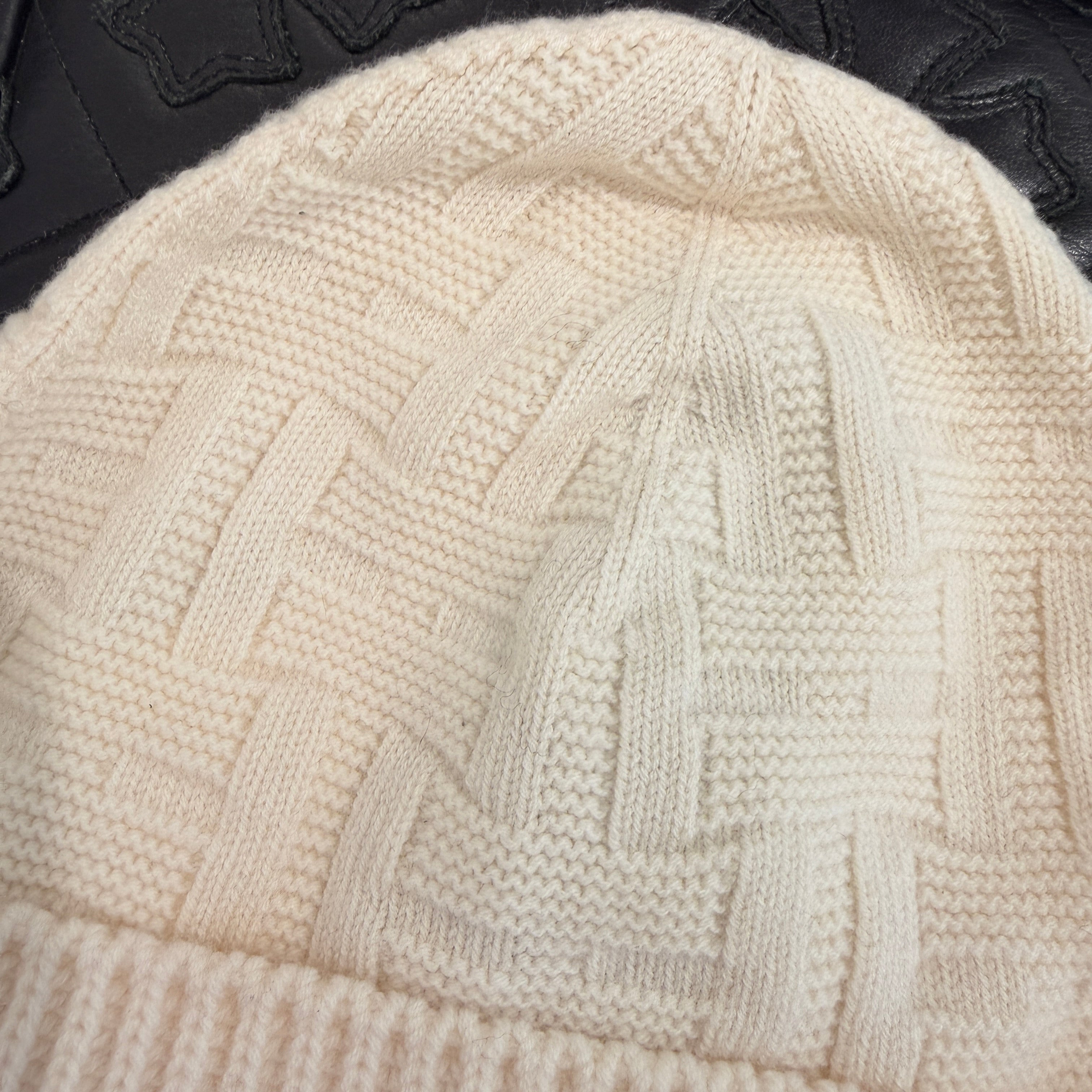 HERMES Frecance Serie Button Beanie Size L エルメス フレカンス セリエボタン ビーニー サイズL
