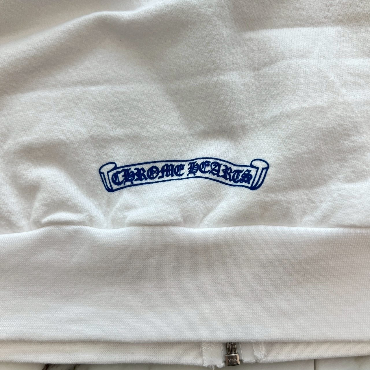 CHROME HEARTS Vertical Logo Zip Up Hoodie Size XL クロムハーツ ヴァーティカルロゴ ジップアップフーディー サイズXL