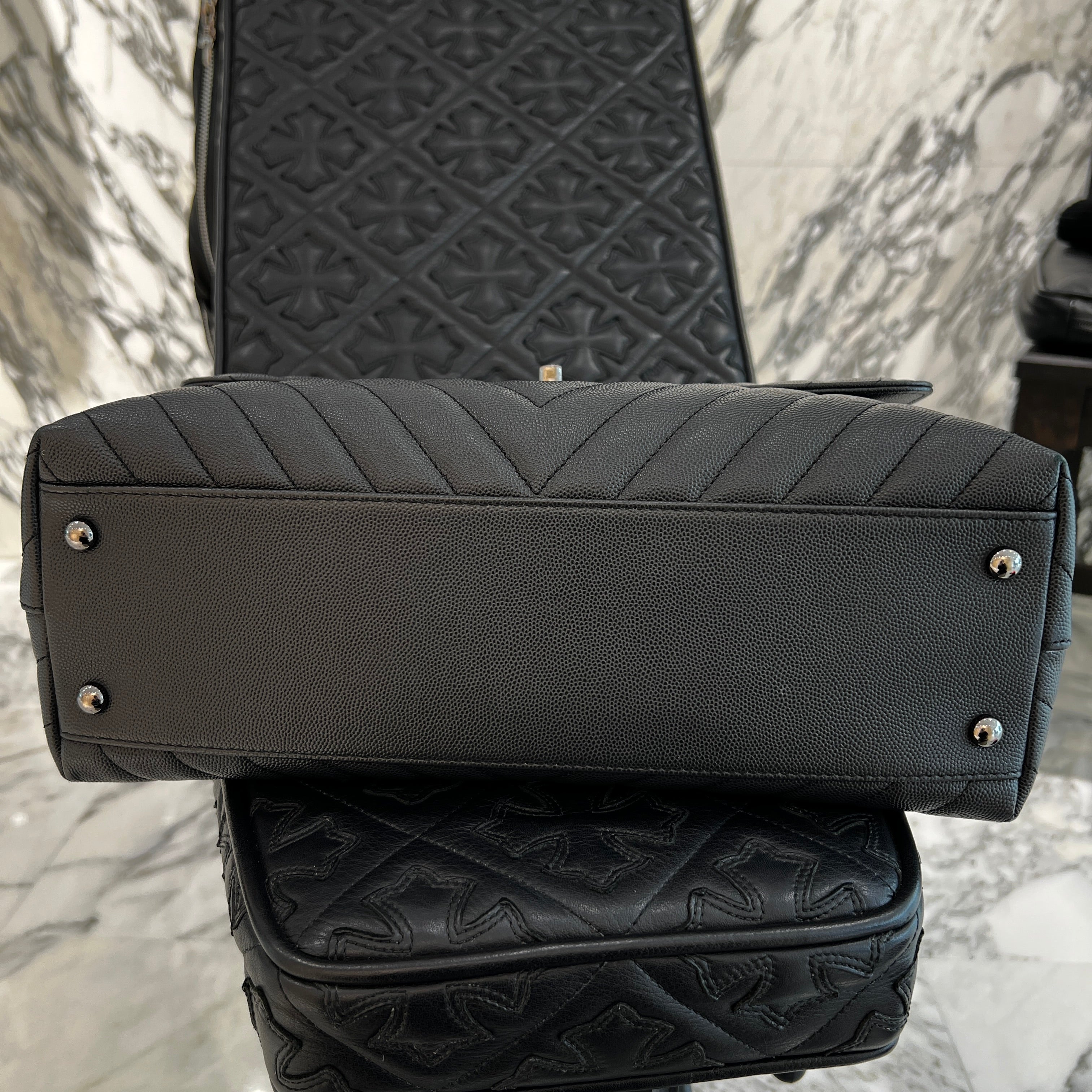 CHANEL Coco Handle 29 Leather Shoulder Bag シャネル ココハンドル 29 レザーショルダーバッグ