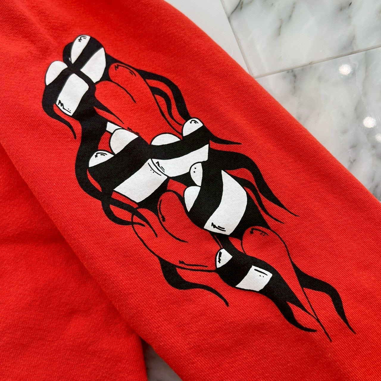 CHROME HEARTS × MATTY BOY 2023SS Sadistic Lipstick Sweatshirt Size XL クロムハーツ × マッティボーイ サディスティックリップスティック クルーネックスウェットシャツ サイズXL