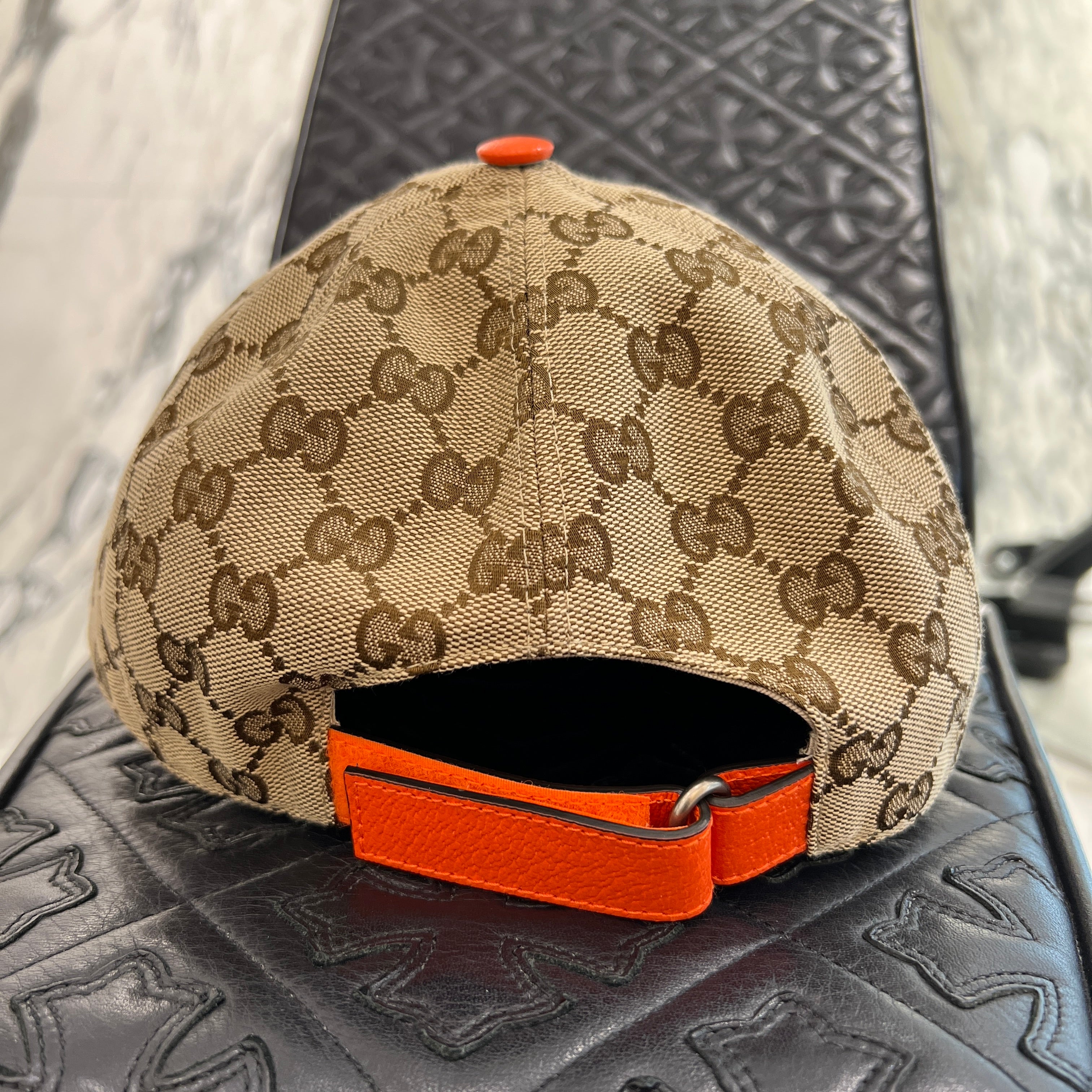 GUCCI × THE NORTH FACE 2021AW GG Canvas Baseball Cap 672155 4HAJR Size L (59cm) グッチ × ノースフェイス GGキャンバスベースボールキャップ  サイズL (59cm)