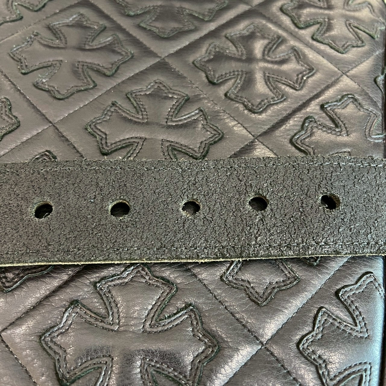 CHROME HEARTS Large Strap Star Buckle Belt Size 34 クロムハーツ ラージストラップ スターバックル ベルト サイズ34