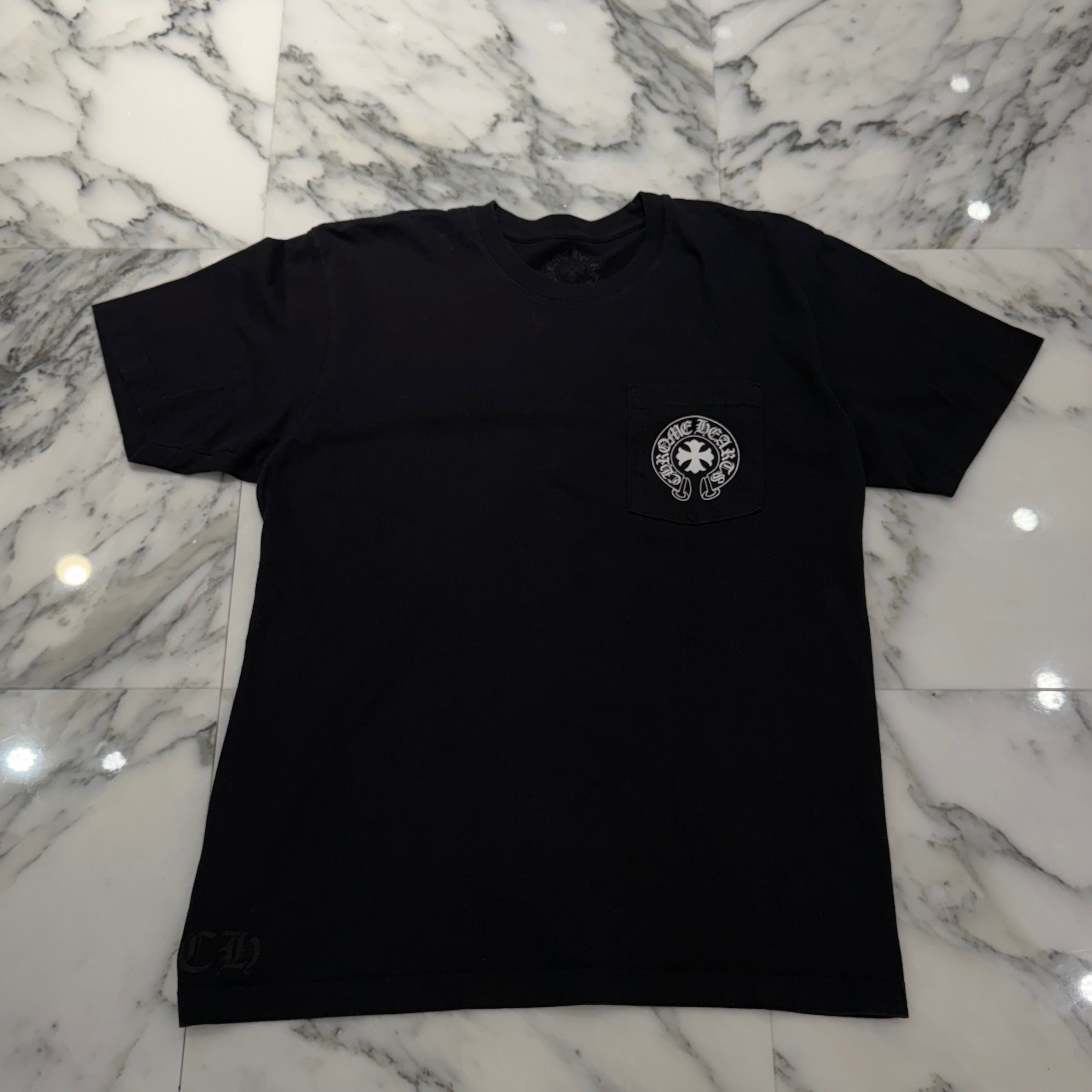 CHROME HEARTS Made In Hollywood Vertical Logo Tee Size L クロムハーツ メイドインハリウッド ヴァーティカルロゴ Tシャツ サイズL