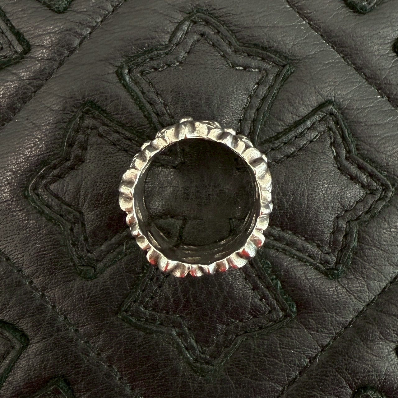 CHROME HEARTS Cemetery Cross Ring Size 22号 クロムハーツ セメタリークロスリング サイズ22号