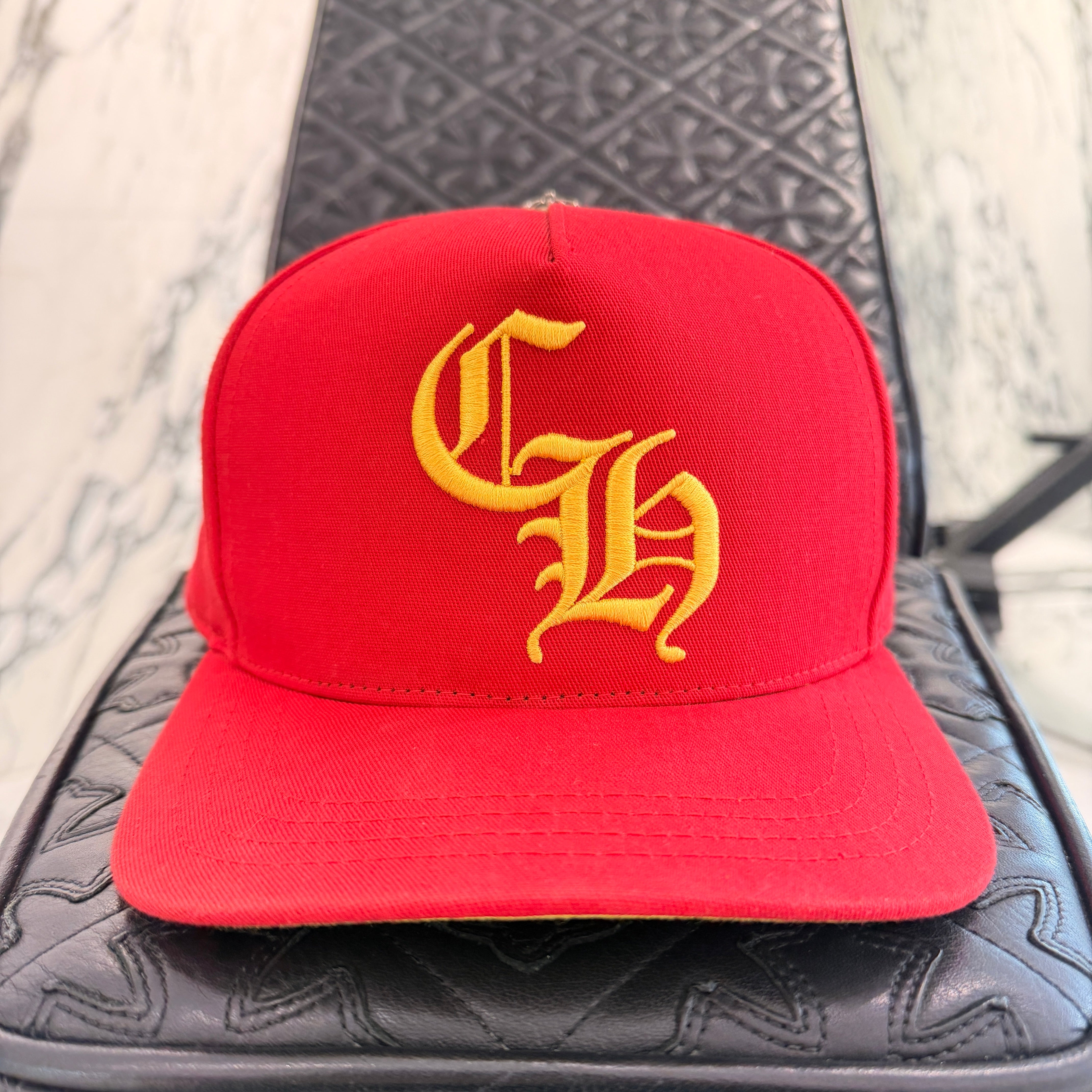 CHROME HEARTS CH Logo Embroidery Trucker Cap Size ONE SIZE (53-60) クロムハーツ CHロゴ刺繍 トラッカーキャップ サイズONE SIZE (53-60)