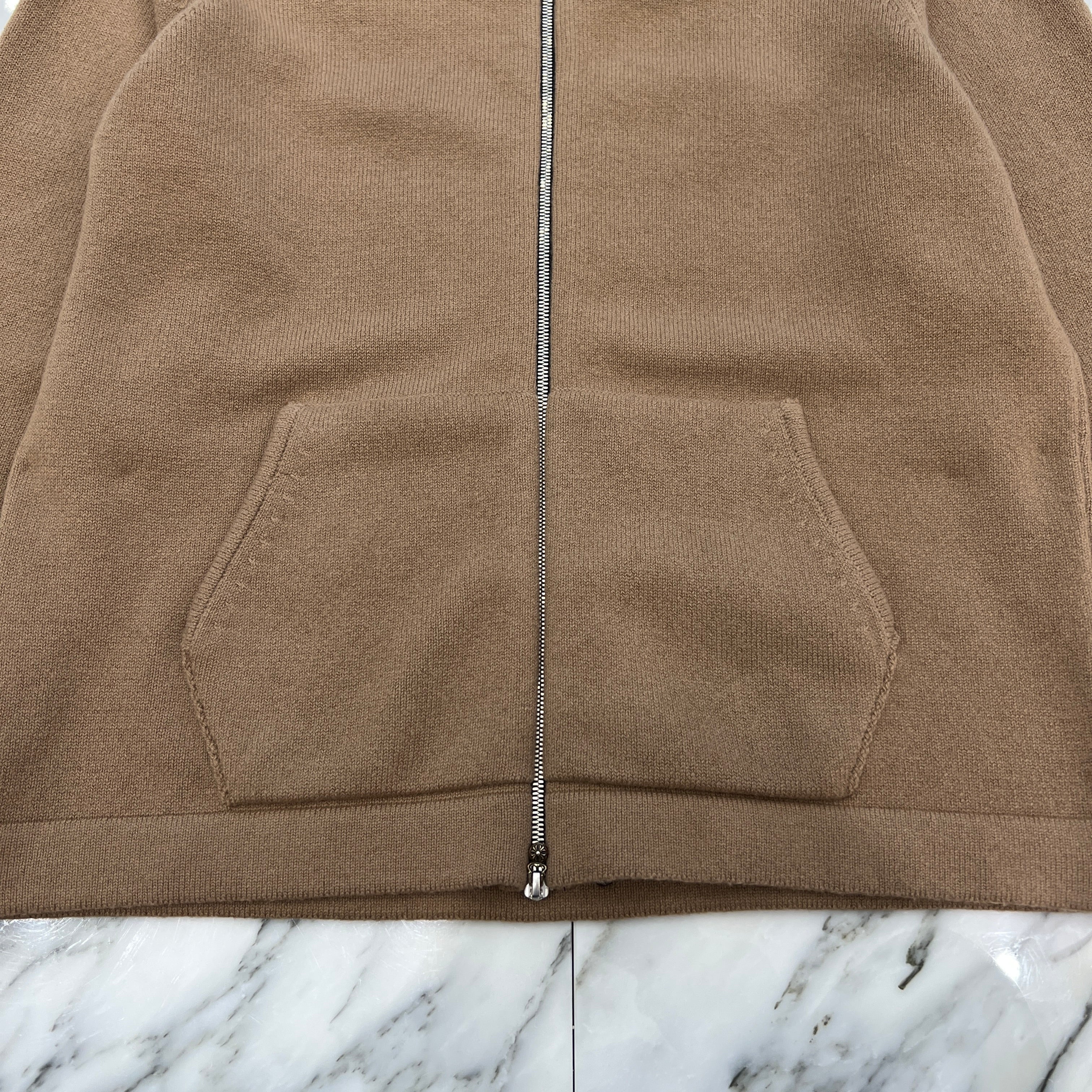 CHROME HEARTS Y NOT King Taco 3 Cemetery Cross Cashmere Zip Up Hoodie Size M クロムハーツ ワイノット キングタコ 3セメタリークロス カシミア ジップアップフーディー サイズM