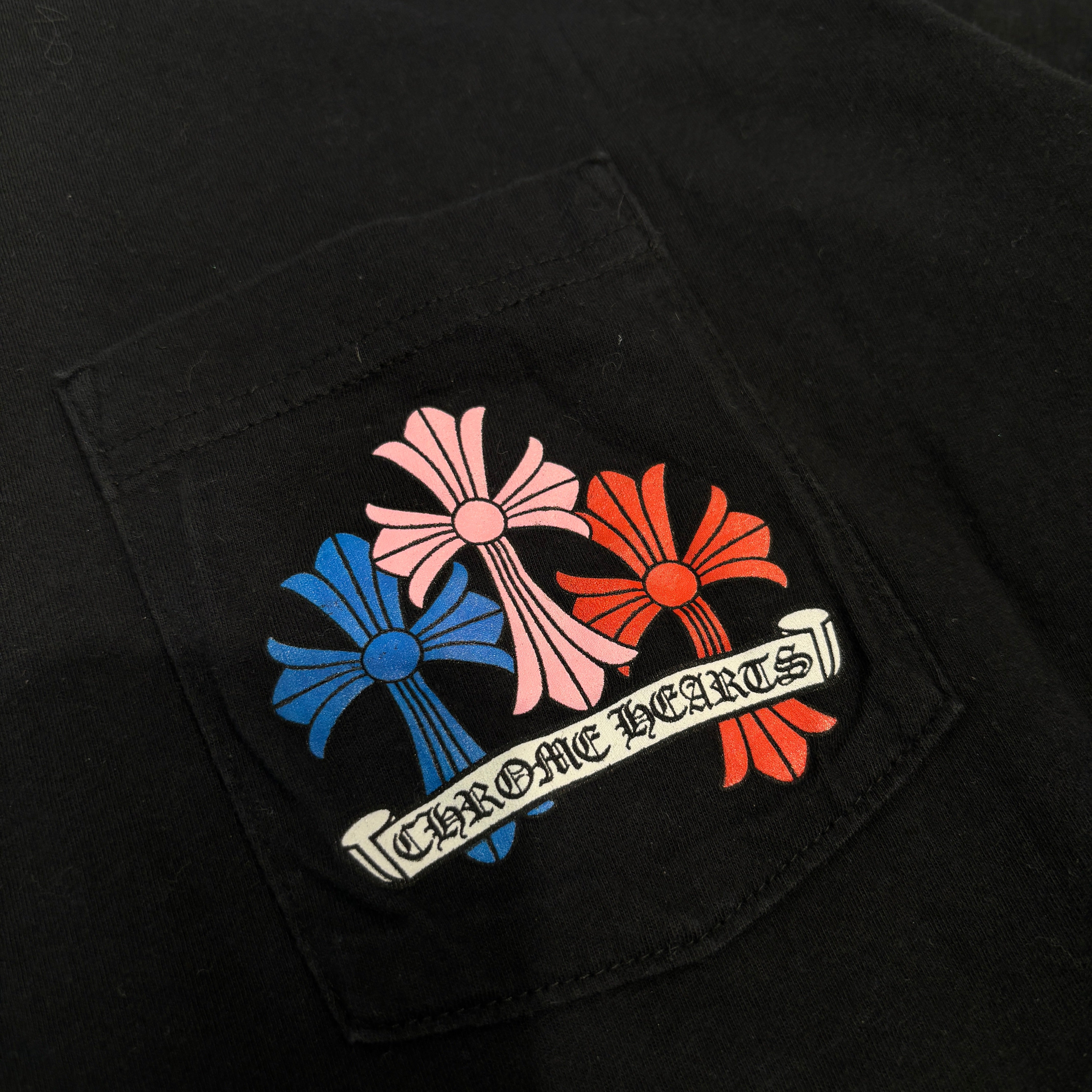 CHROME HEARTS 2021SS MLTCOL CEM CRS Tee Size M クロムハーツ マルチカラー セメタリークロス Tシャツ サイズM