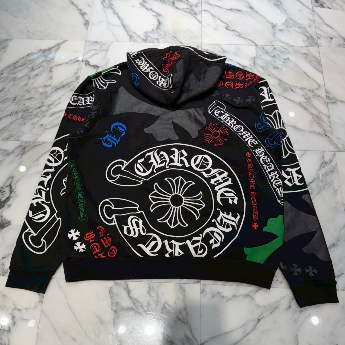CHROME HEARTS Stencil Pullover Hoodie Size S クロムハーツ ステンシル プルオーバーフーディ サイズS