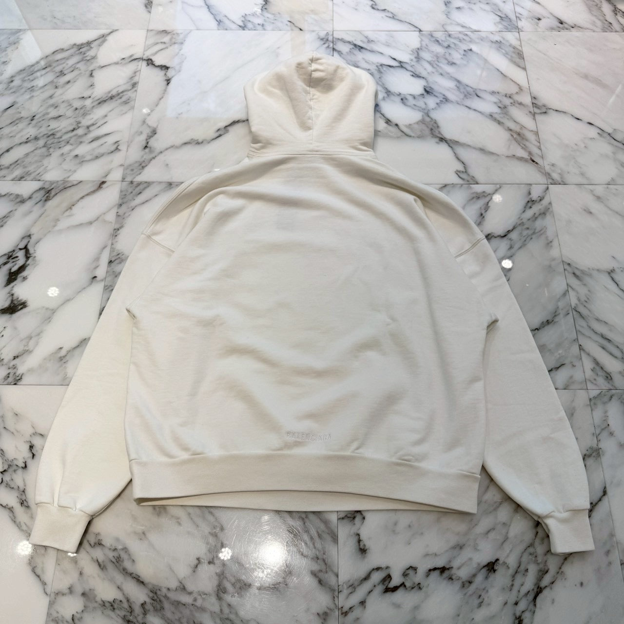 【美品】BALENCIAGA シンプソンズ コラボパーカー ダメージロゴ 限定コラボ】 バレンシアガ × シンプソンズ ダメージロゴ