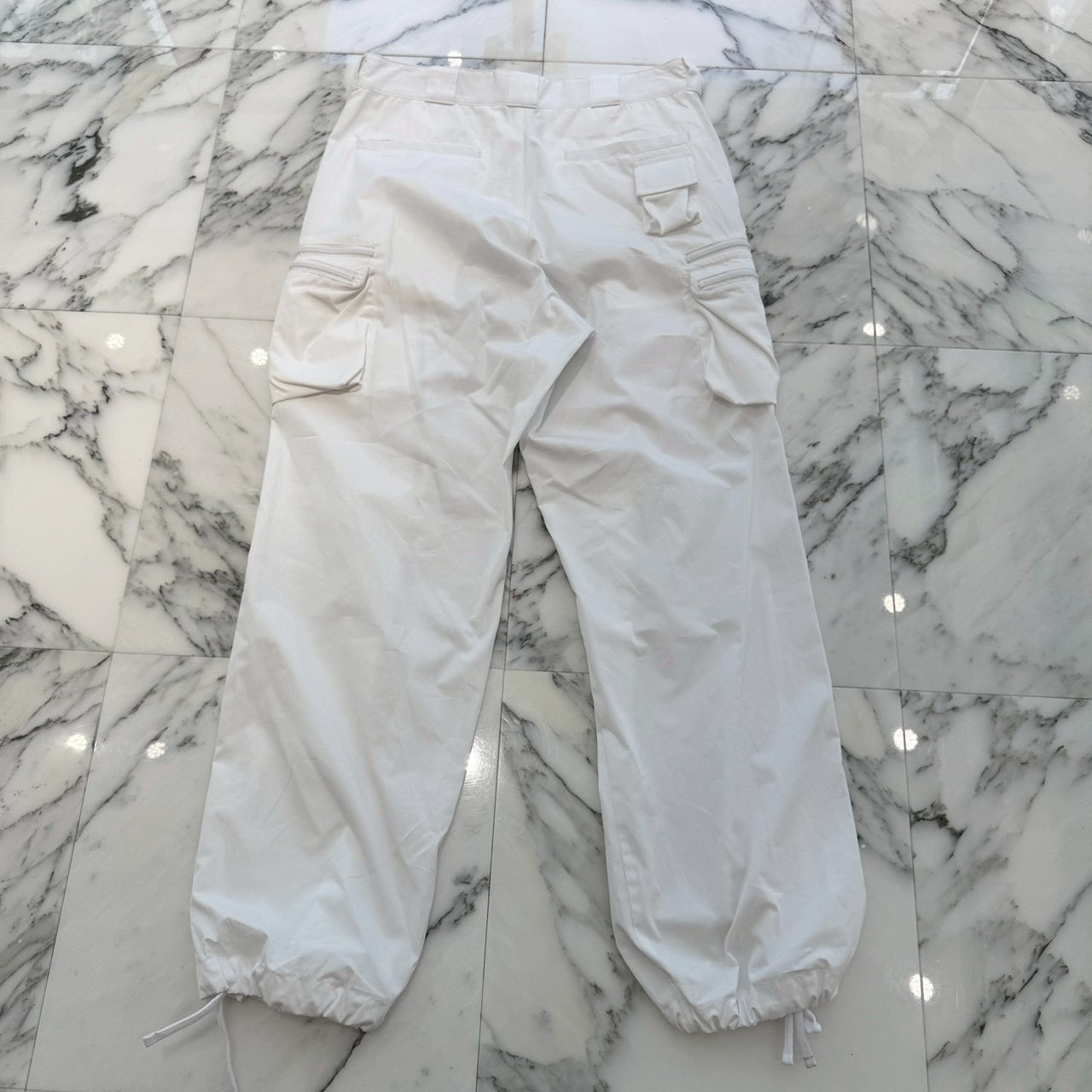 PRADA 2023SS Triangle Logo Plate Multi Pocket Cargo Pants SPH392 S000 1XV2 Size S プラダ トライアングル ロゴプレート マルチポケット カーゴパンツ サイズS