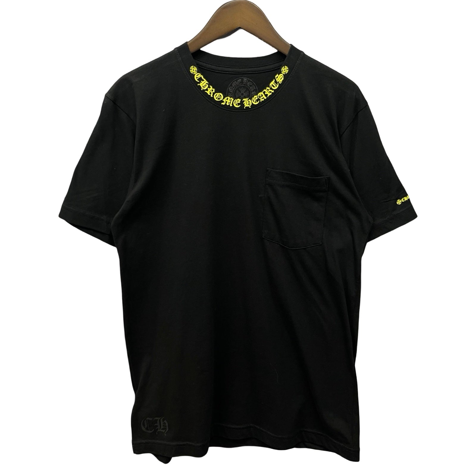 CHROME HEARTS Neck Logo Tee Size M