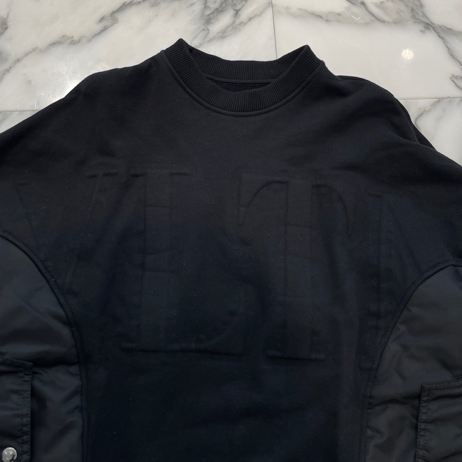 VALENTINO 2021AW VLTN Crew Neck Sweat Shirt UV0CII452KP0NO Size S ヴァレンティノ VLTN クルーネックスウェットシャツ サイズS