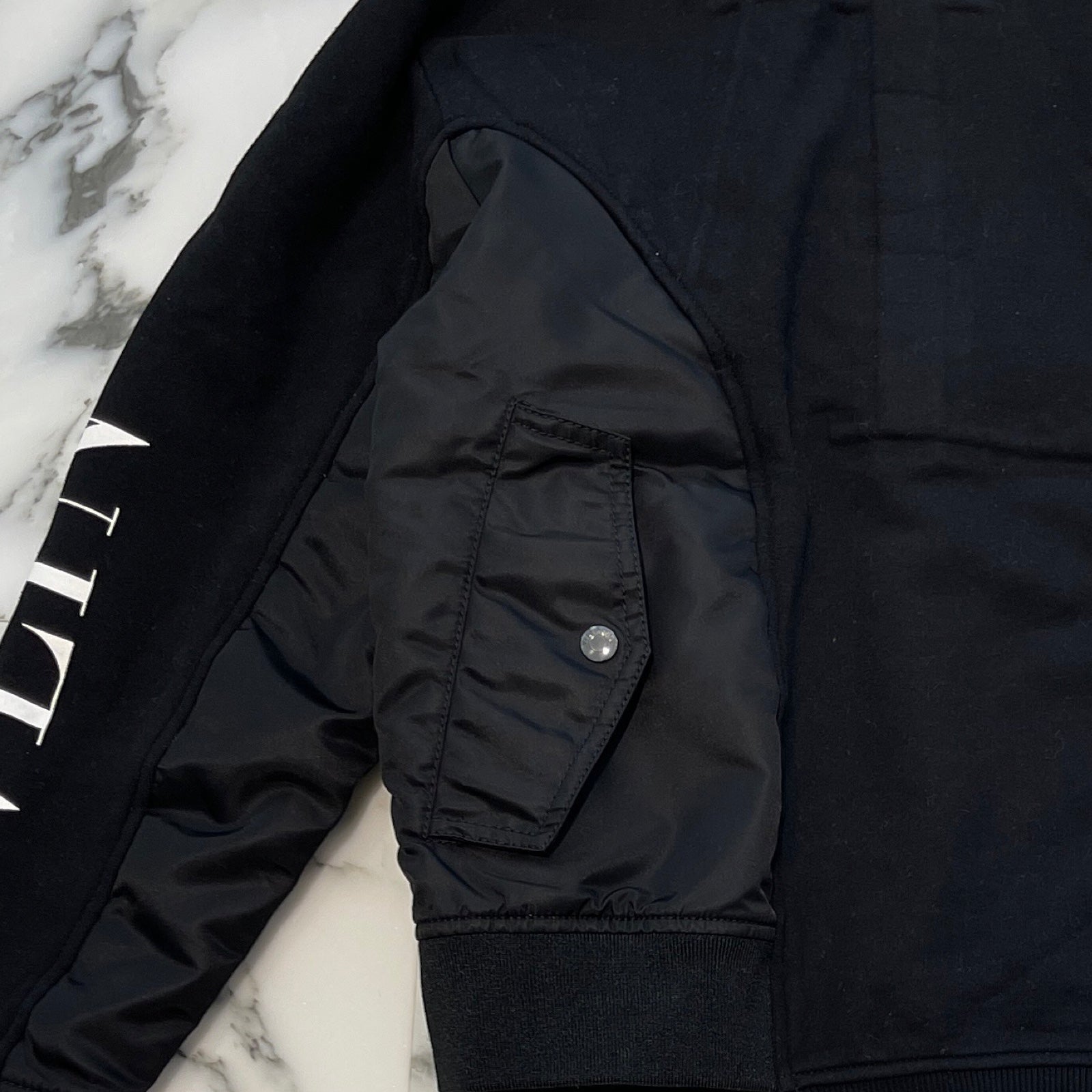 VALENTINO 2021AW VLTN Crew Neck Sweat Shirt UV0CII452KP0NO Size S ヴァレンティノ VLTN クルーネックスウェットシャツ サイズS