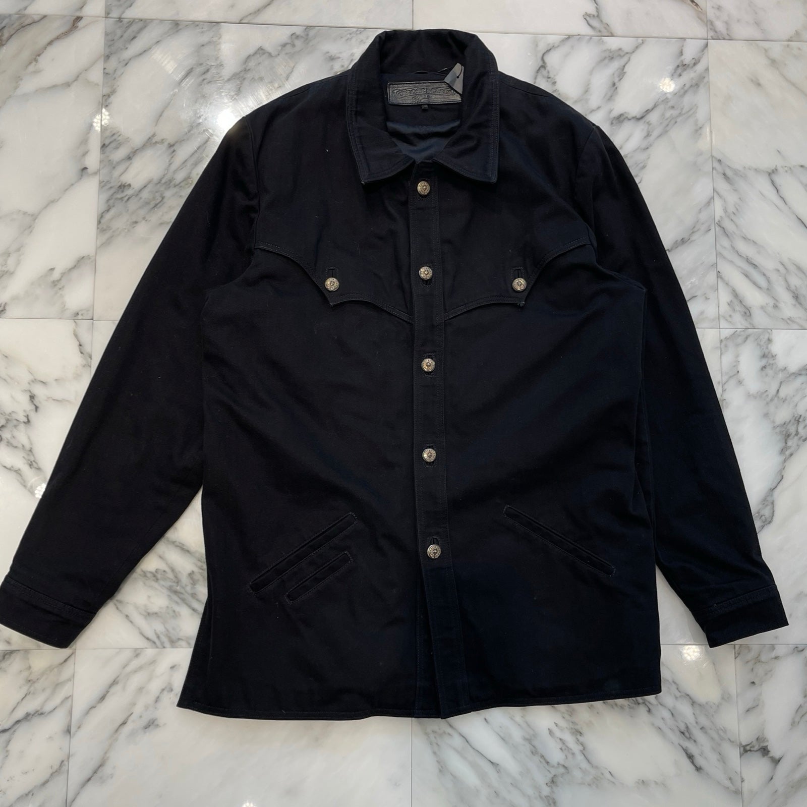CHROME HEART HUNTING DENIM JACKET Size L クロムハーツ ハンティング