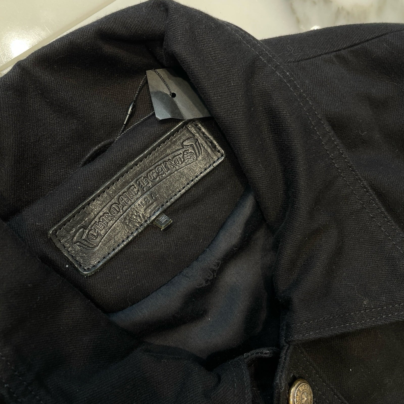 CHROME HEART HUNTING DENIM JACKET Size L クロムハーツ ハンティング デニムジャケット サイズ L