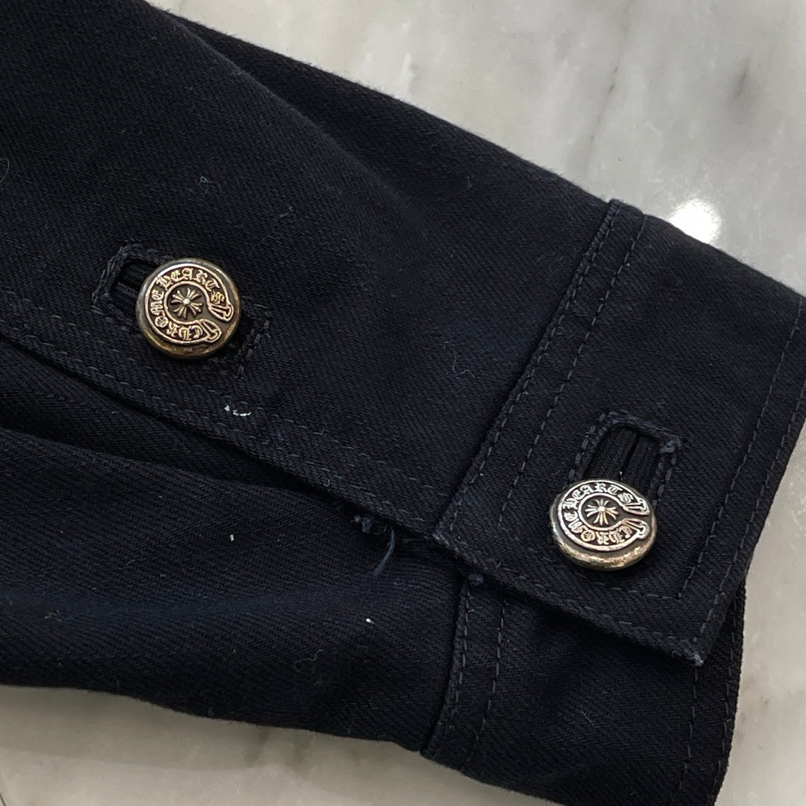 CHROME HEART HUNTING DENIM JACKET Size L クロムハーツ ハンティング デニムジャケット サイズ L