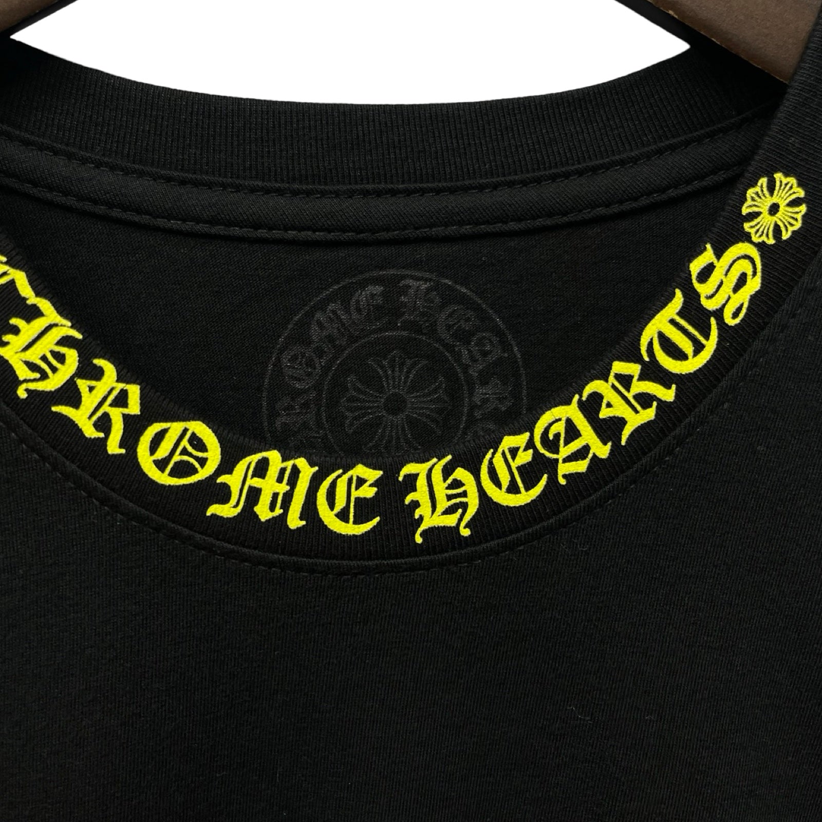 CHROME HEARTS Neck Logo Tee Size M