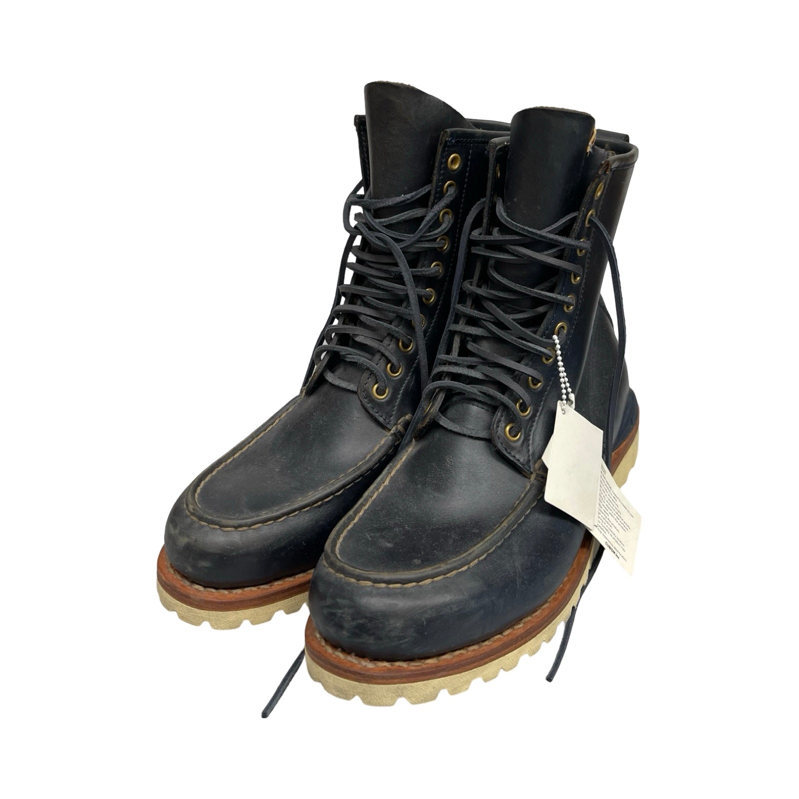 visvim VIRGIL MOC TOE-FOLK Leather Boots Size 12