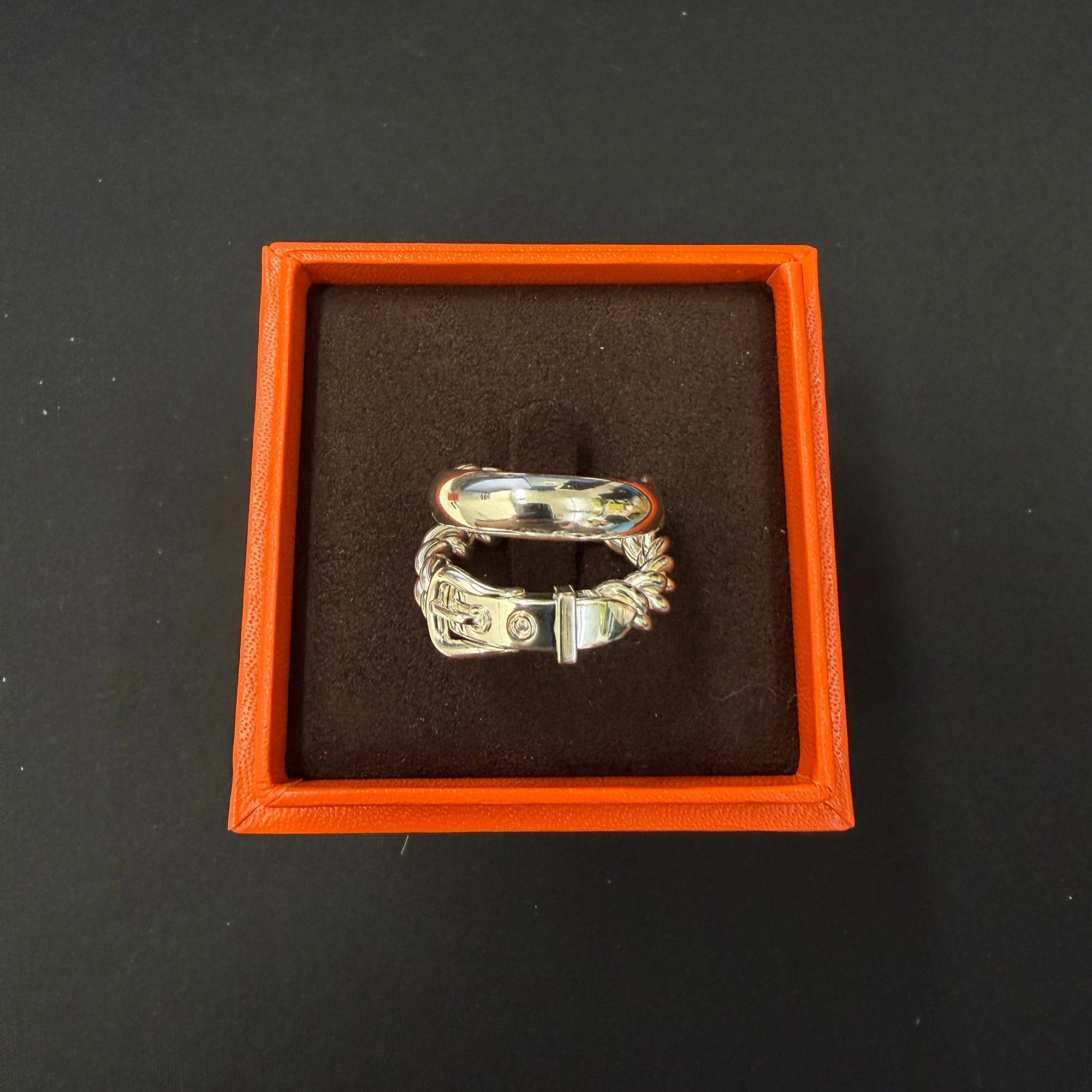 HERMES Boucle Sellier Inflexible Ring Size 59 (約19号) エルメス ブックルセリエ インフレキシブル リング サイズ59 (約19号)