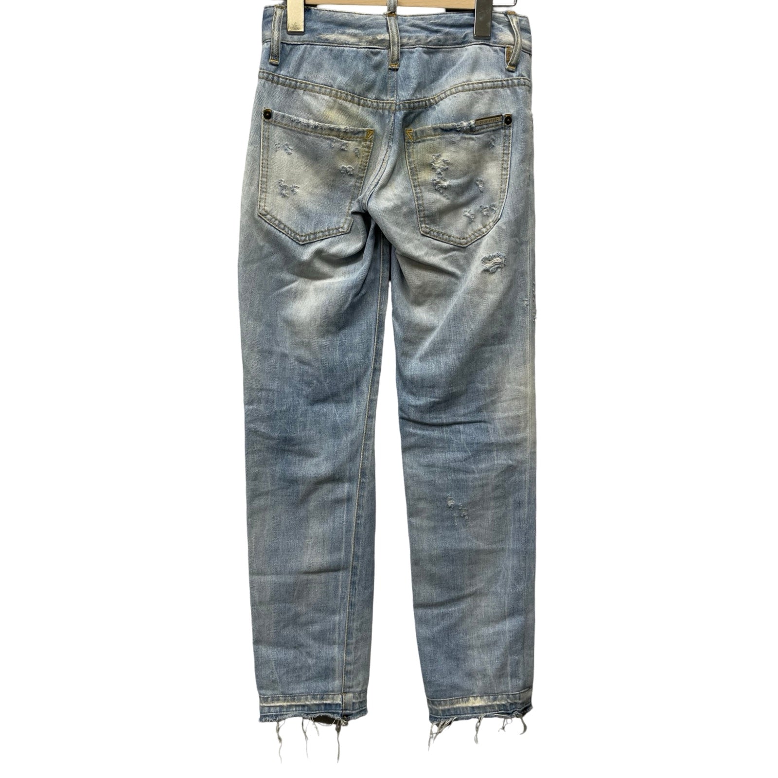 DSQUARED2 2015SS Slim Fit Destroyed Jeans S75LA0572 S30281 Size 36