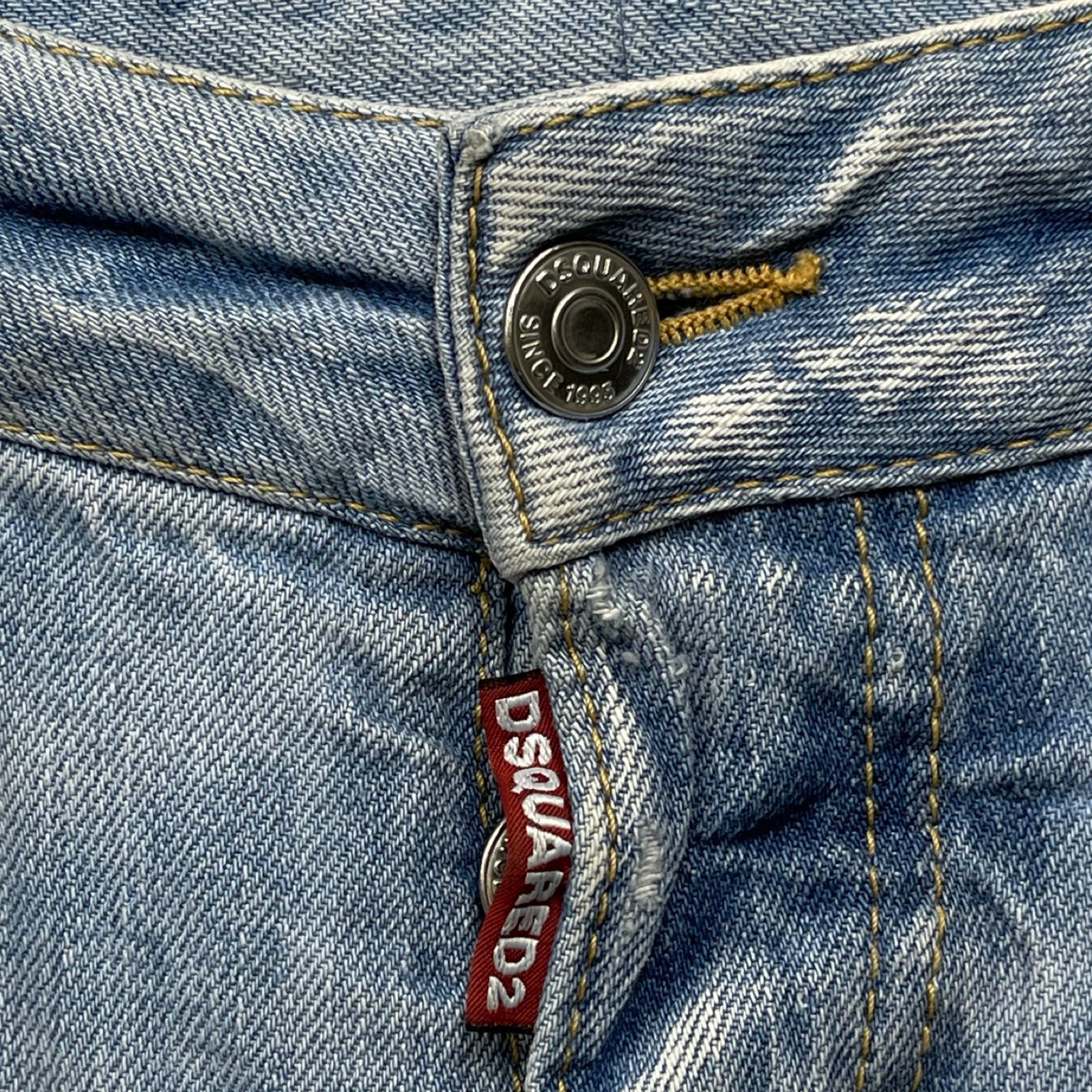 DSQUARED2 2015SS Slim Fit Destroyed Jeans S75LA0572 S30281 Size 36