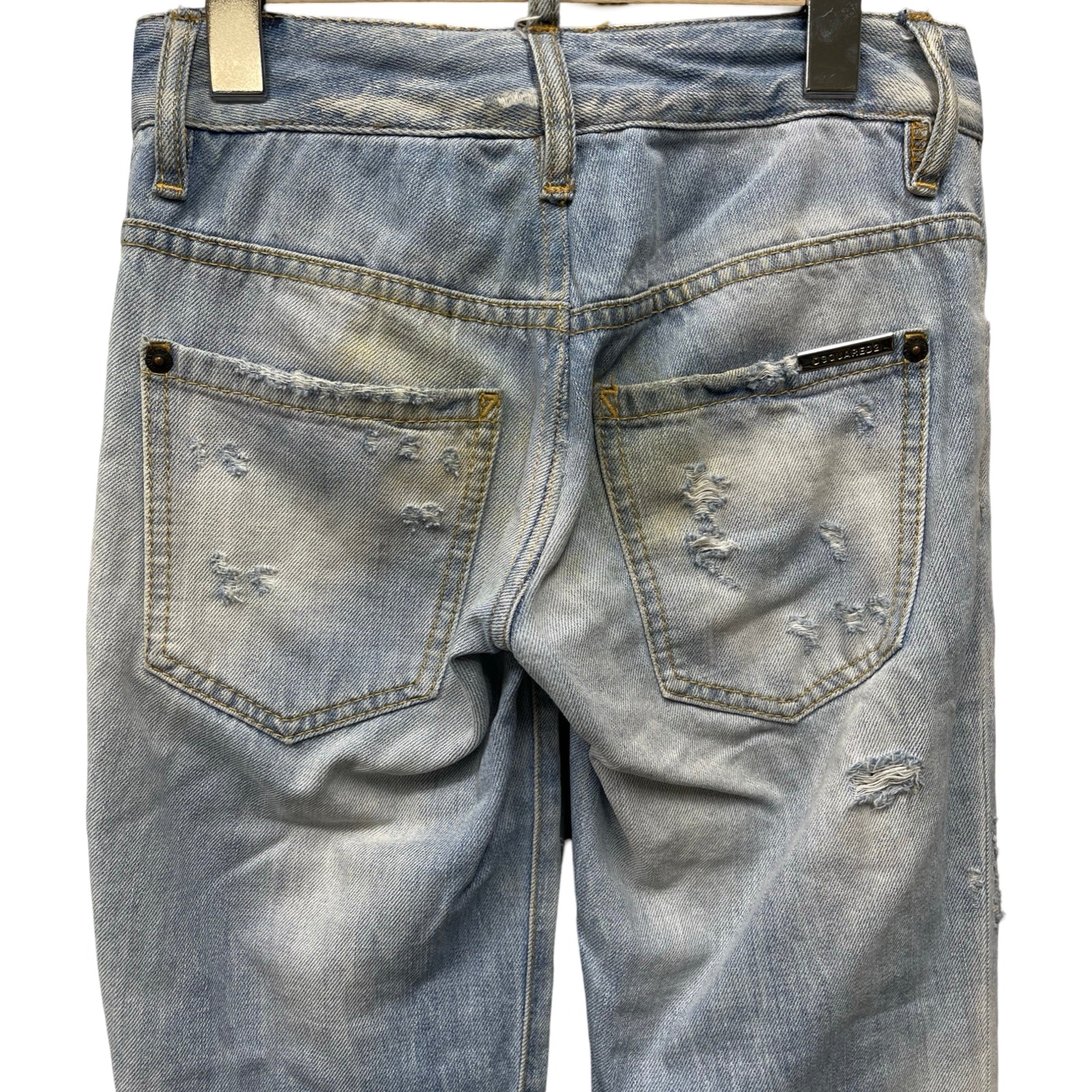 DSQUARED2 2015SS Slim Fit Destroyed Jeans S75LA0572 S30281 Size 36