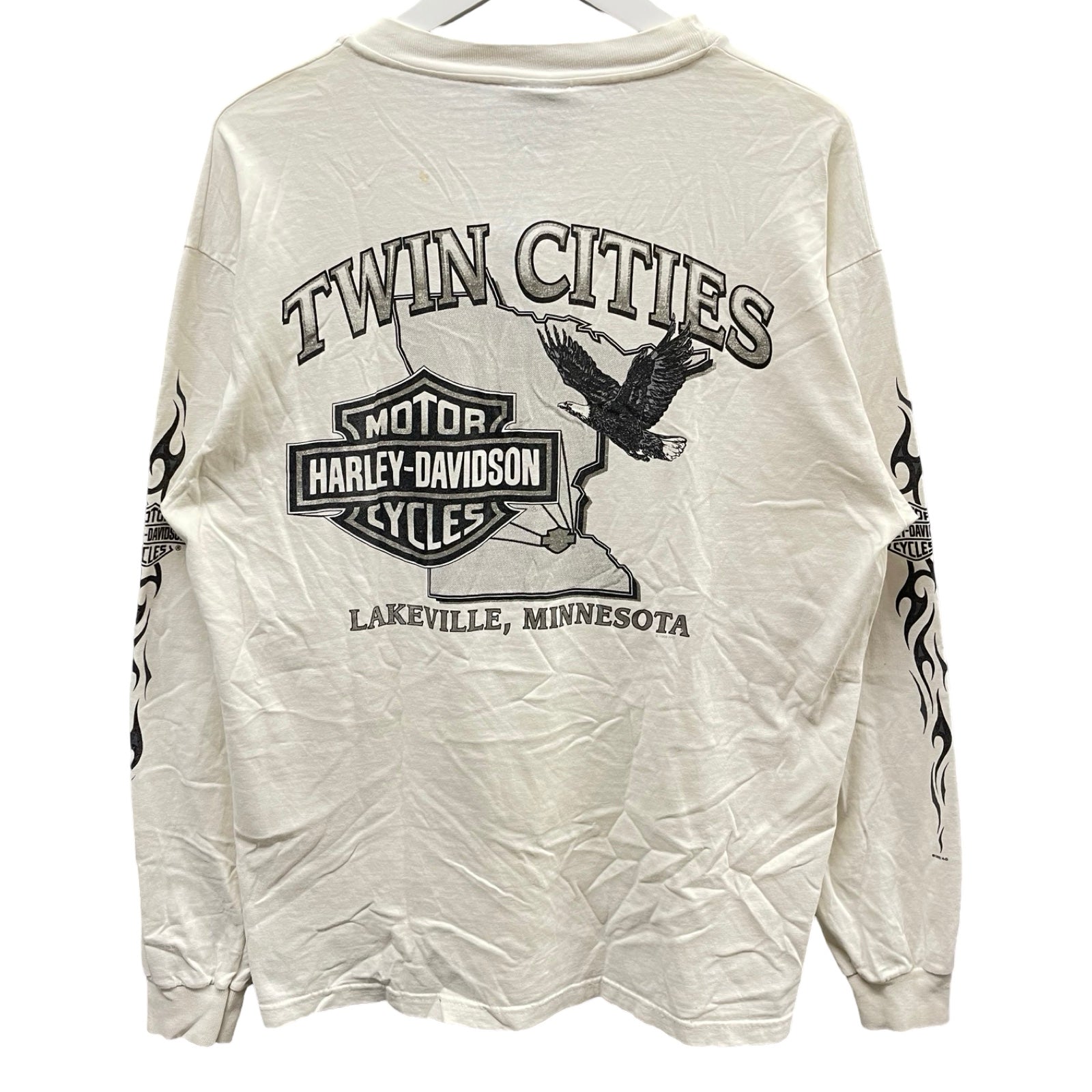 Vintage 90's Harley-Davidson "TWIN CITIES" 1999 L/S Tee Size L