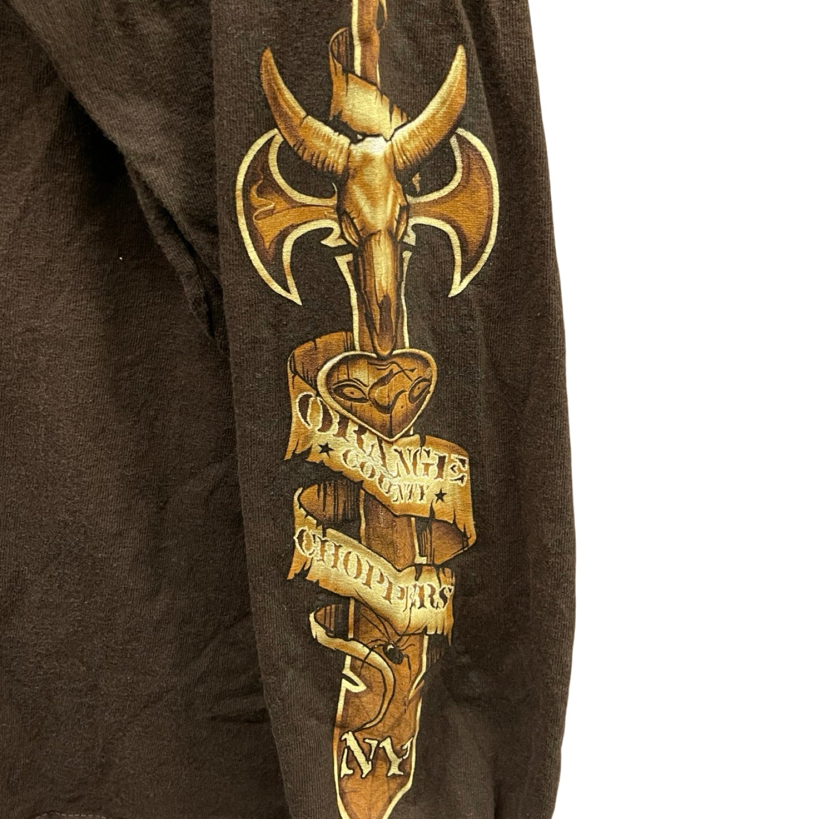 Vintage 00's ORANGE COUNTY CHOPPERS "STURGIS BLACK HILS" L/S Tee Size XL