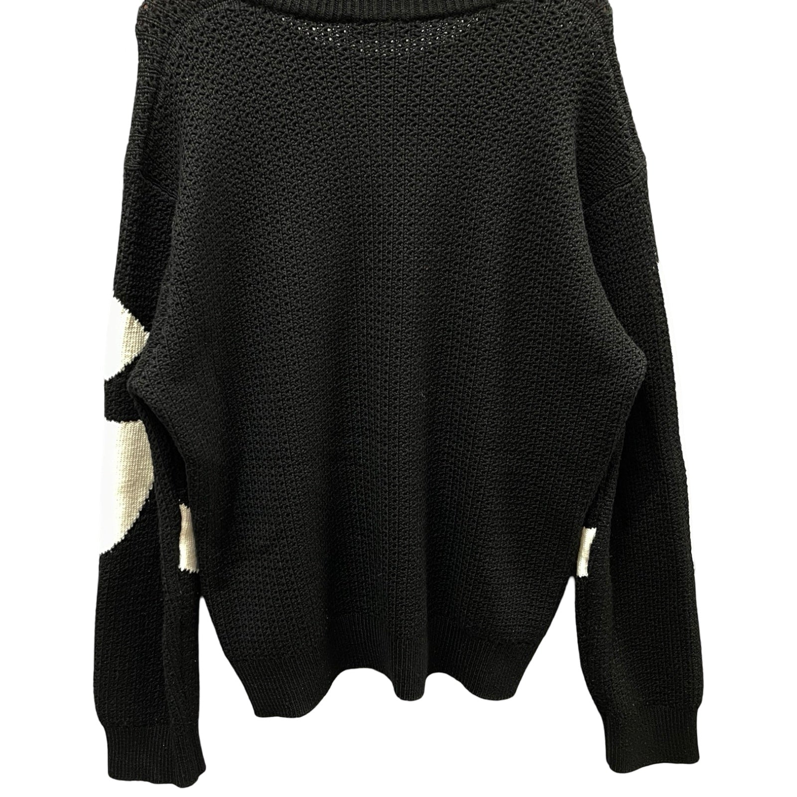 DOLCE&GABBANA Logo Print Wool Knit Sweater GXG69T JVBD8 Size L