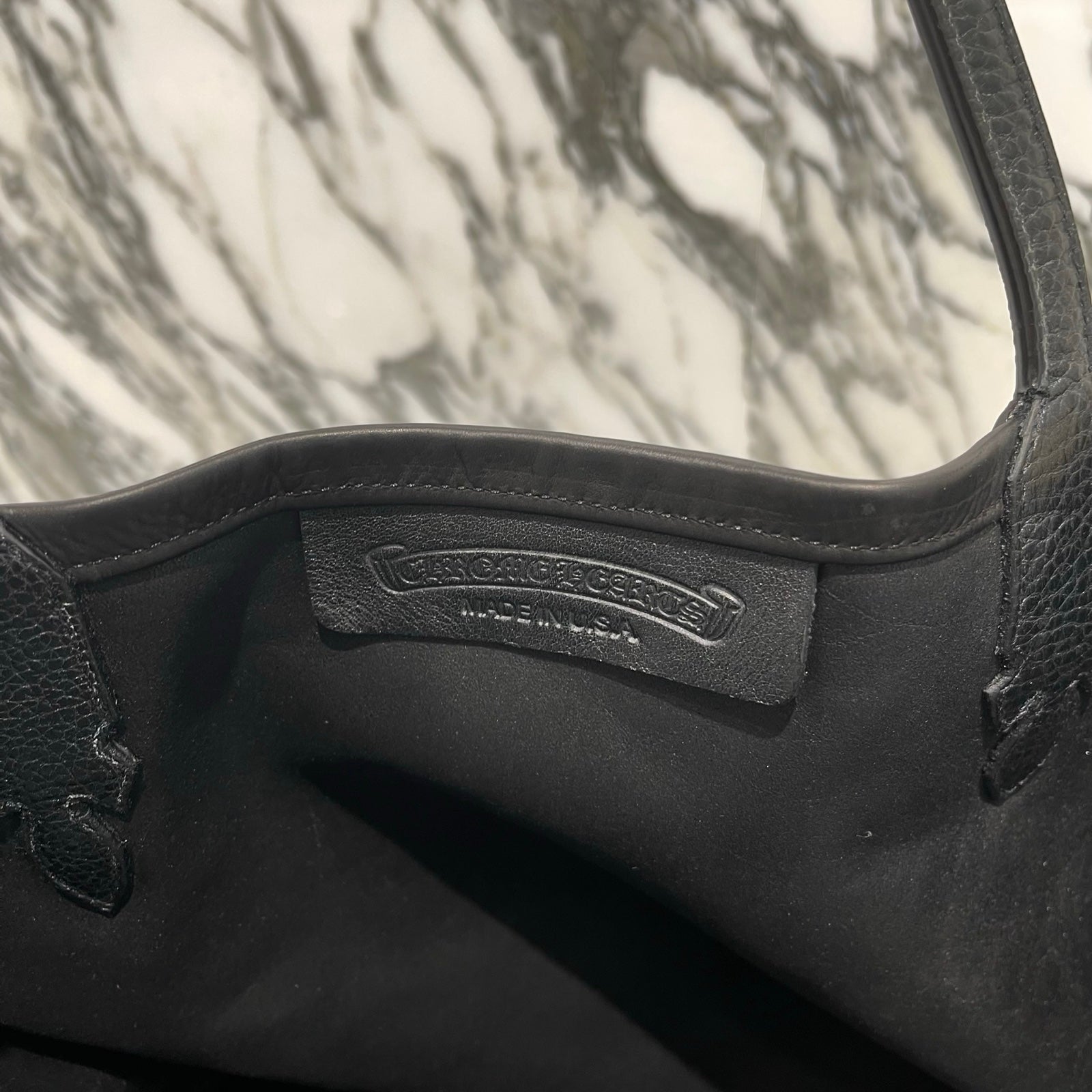 CHROME HEARTS LUCILLE Leather Tote Bag