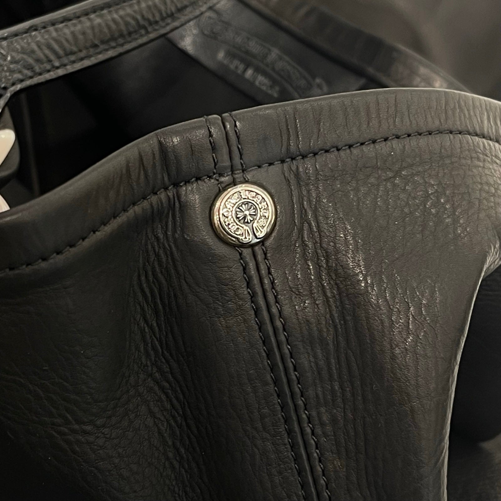 CHROME HEARTS LUCILLE Leather Tote Bag