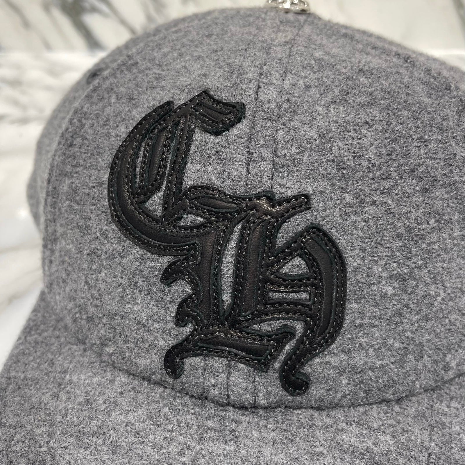 CHROME HEARTS CH Patch Wool Trucker Cap Size ONE SIZE（51-61