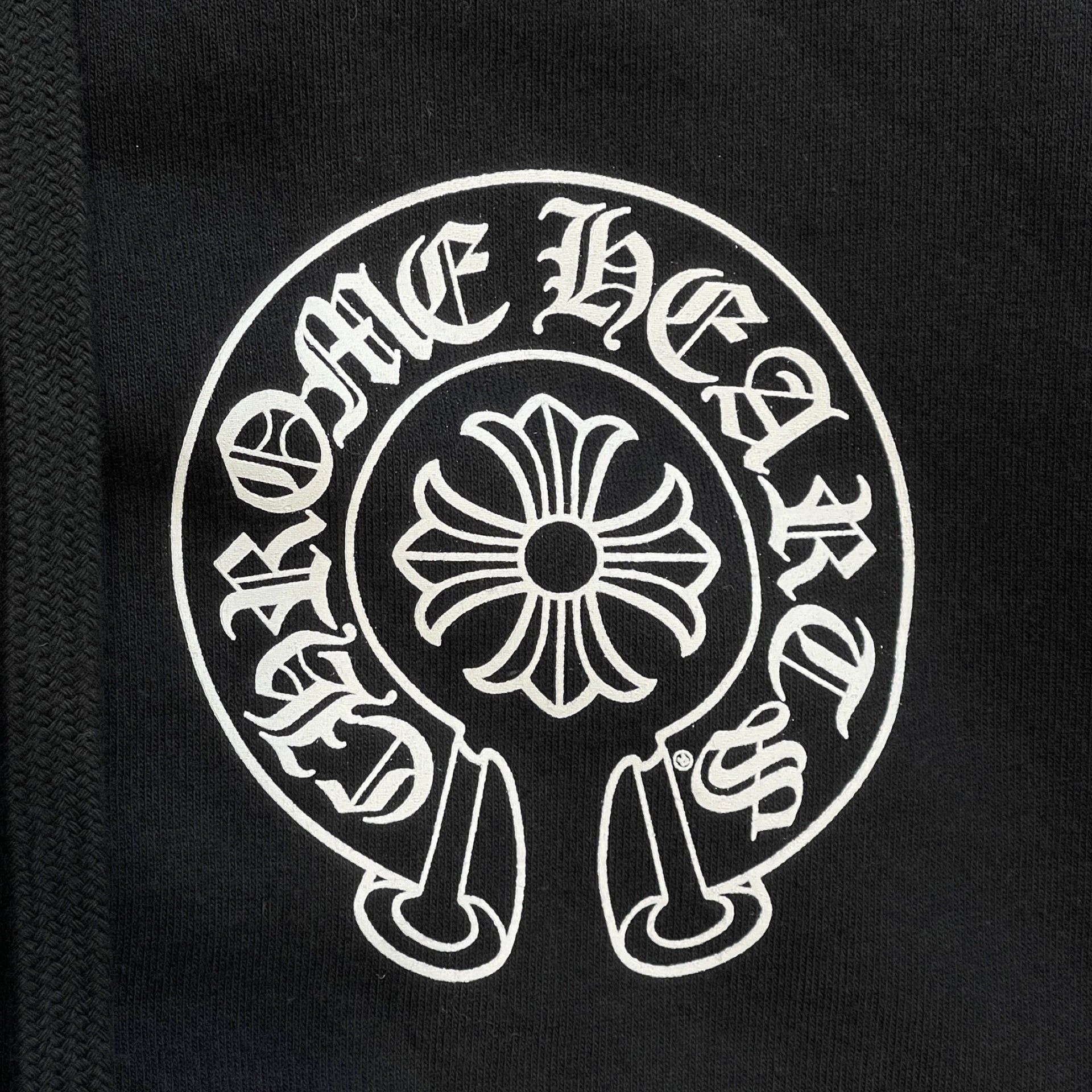 CHROME HEARTS Cemetery Cross Scroll Logo Label Zip Up Hoodie Size L クロムハーツ セメタリークロス スクロールロゴラベル ジップアップフーディー サイズL