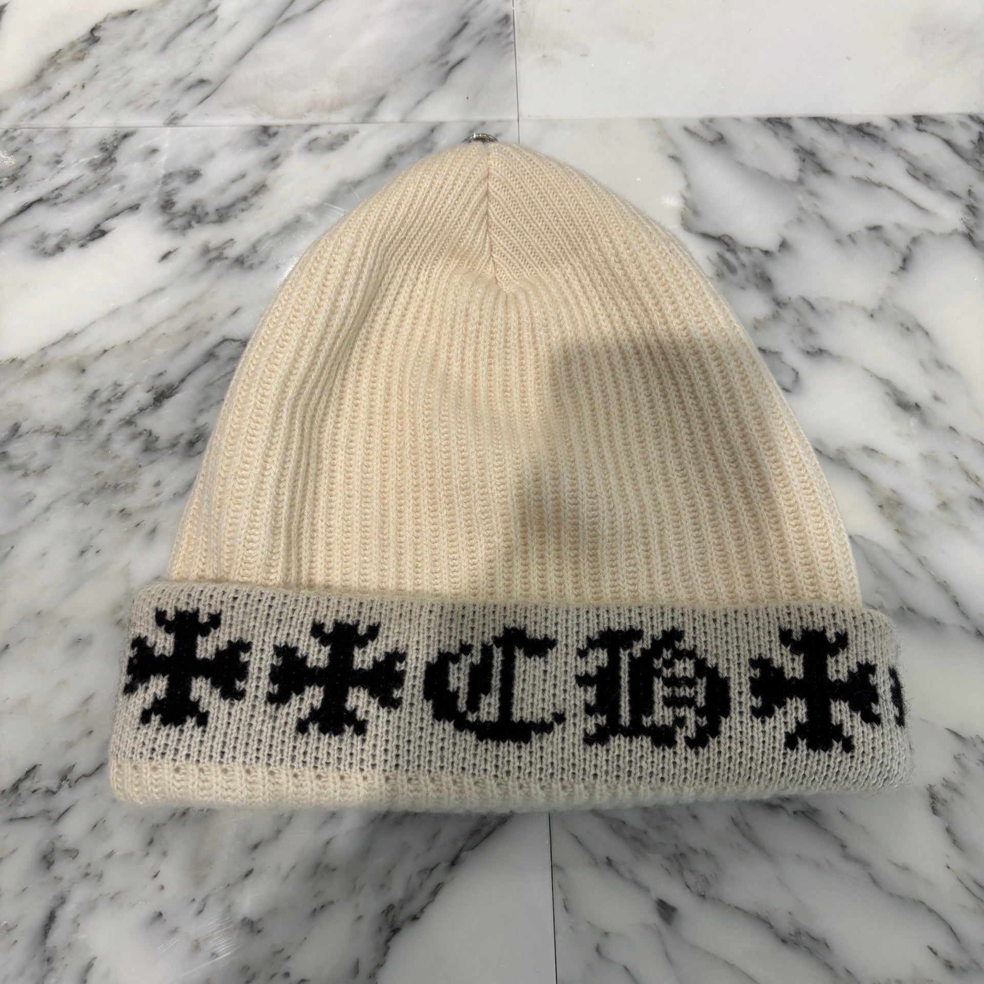 CHROME HEARTS BIG DADDY ASPEN Limited Cashmere Knit Beanie Size ONE SIZE（53-60）クロムハーツ ビッグダディ アスペン限定 カシミヤニットビーニー サイズONE SIZE（53-60）