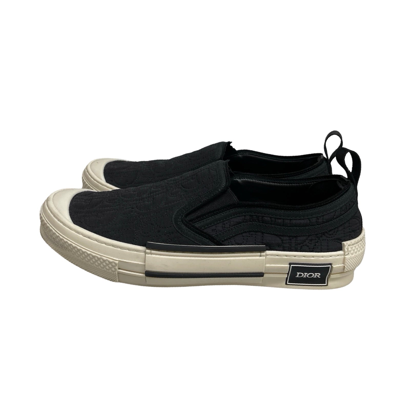 Dior B23 Low Black Oblique Kumo Slip On Size 43