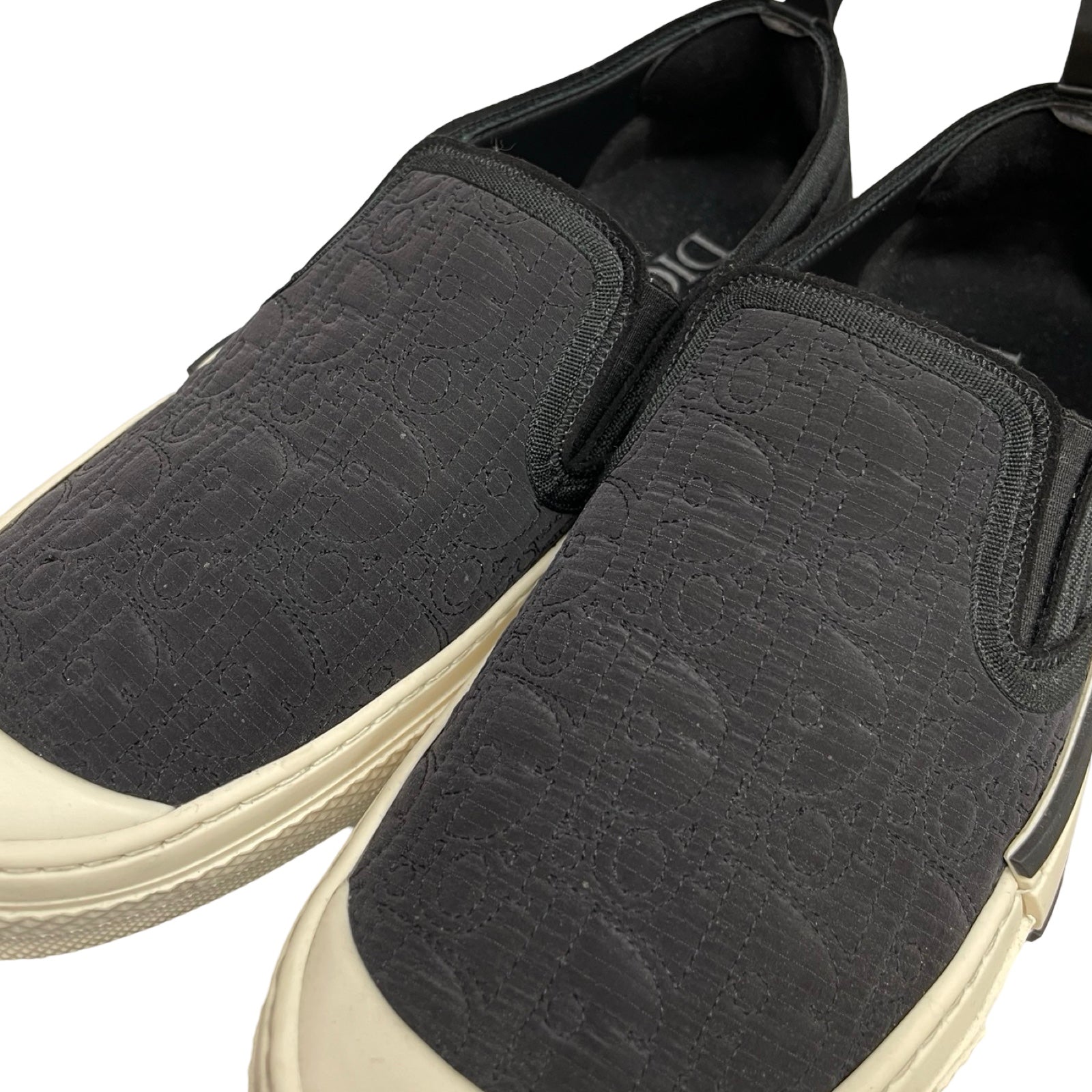 Dior B23 Low Black Oblique Kumo Slip On Size 43