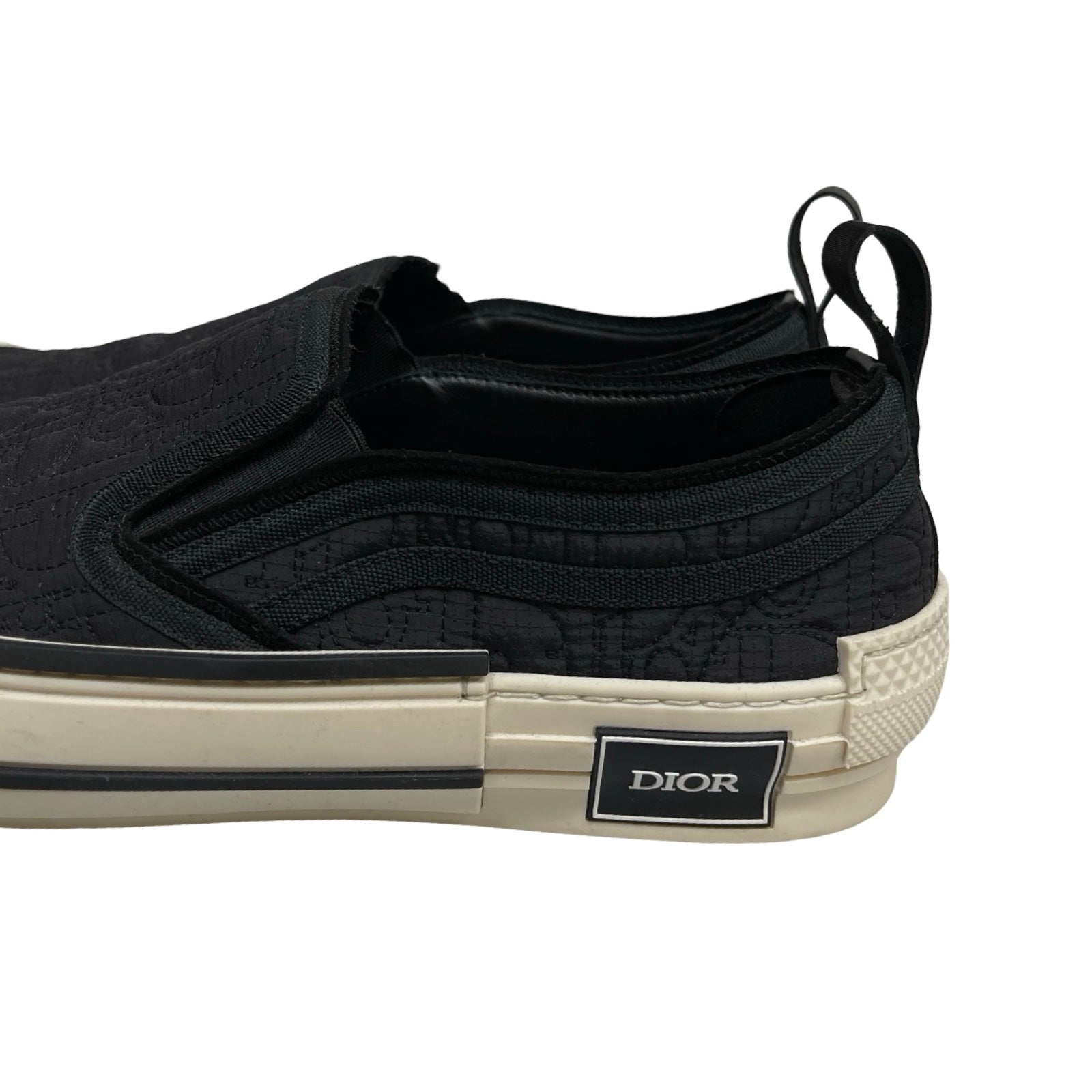 Dior B23 Low Black Oblique Kumo Slip On Size 43