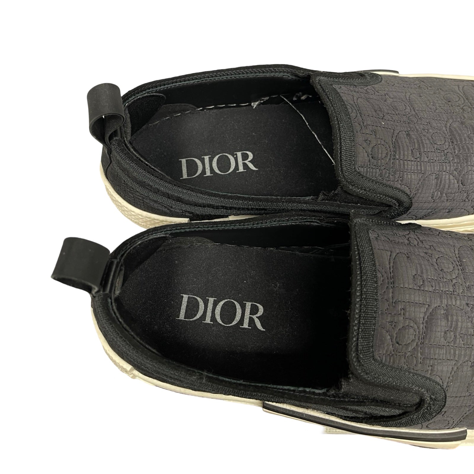 Dior B23 Low Black Oblique Kumo Slip On Size 43