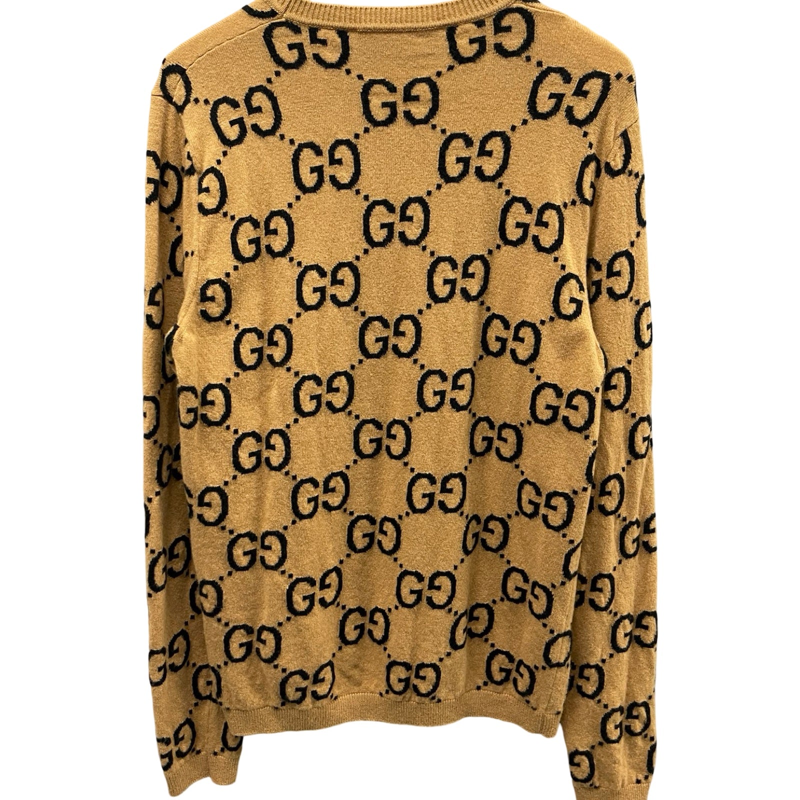 GUCCI 2024AW GG Wool Jacquard Knit Sweater 692900 XKCC5 Size S