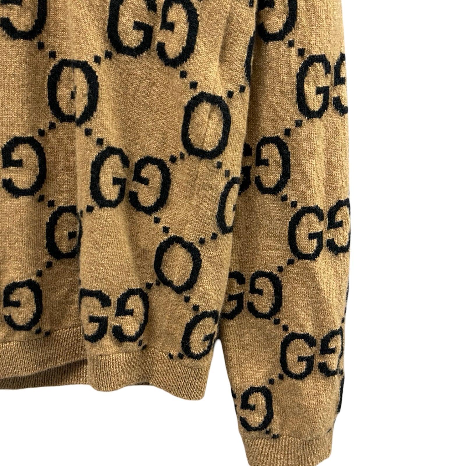GUCCI 2024AW GG Wool Jacquard Knit Sweater 692900 XKCC5 Size S